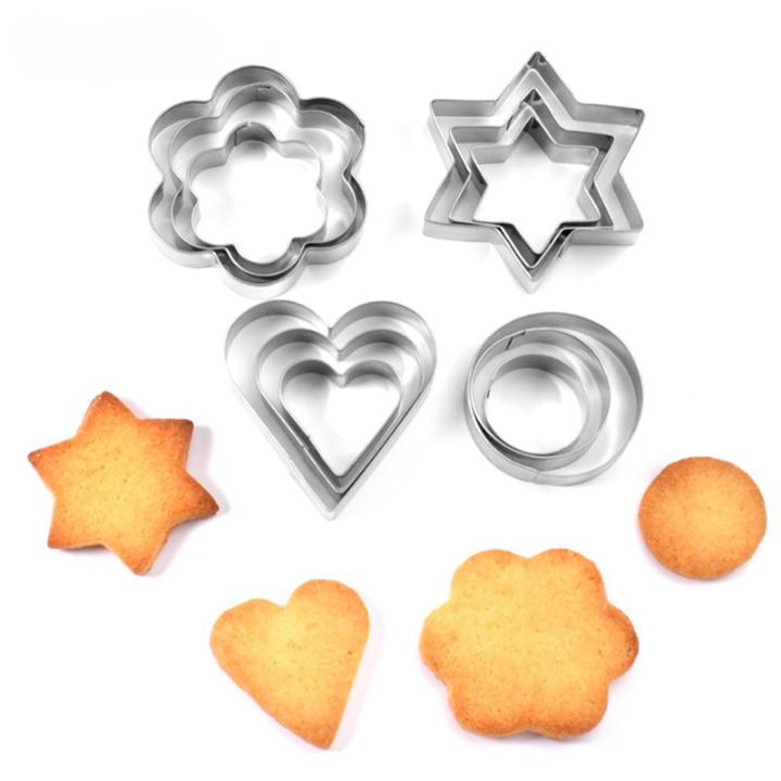 Emporte-pièces biscuit lot de 3 pour une pâtisserie créative