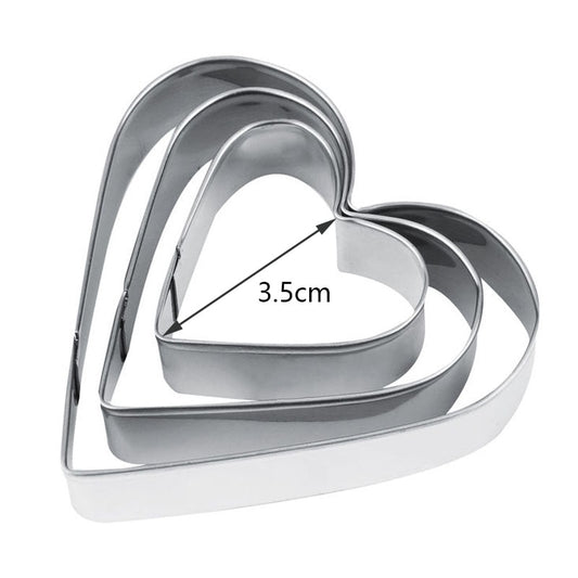 Emporte-pièces biscuit lot de 3 pour une pâtisserie créative