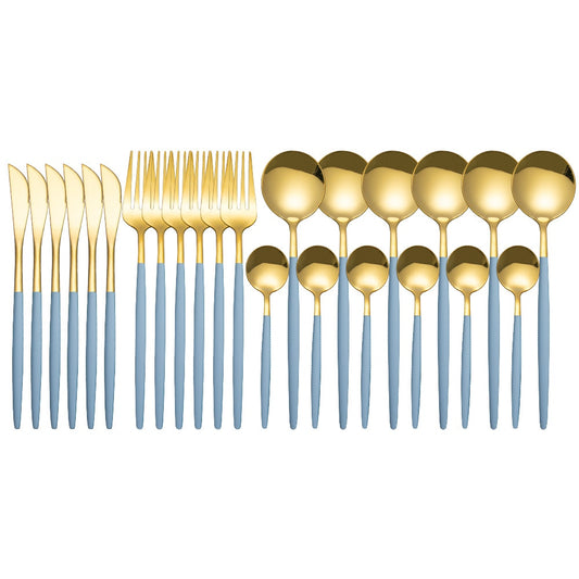 Set de Couverts Design 24 Pièces - Élégance et Praticité pour vos Repas