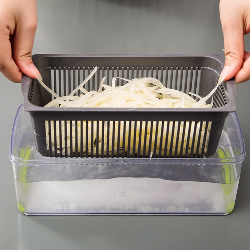 Coupe-légumes multifonction : l'accessoire indispensable pour préparer vos légumes facilement et rapidement