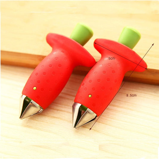 Décortiqueuse de fraises en acier inoxydable - Équeutez vos fraises rapidement et facilement