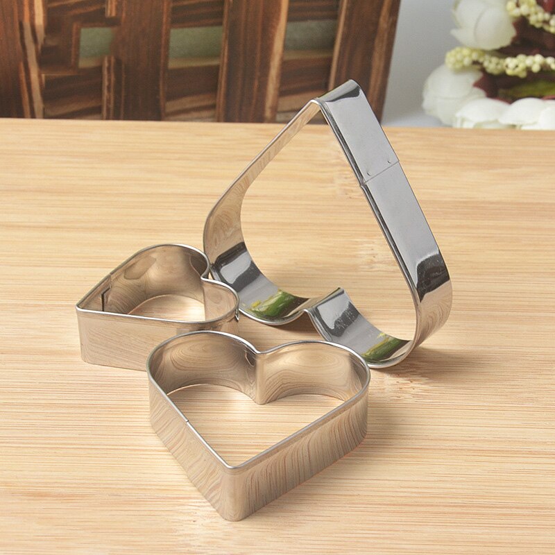 Emporte-pièces biscuit lot de 3 pour une pâtisserie créative