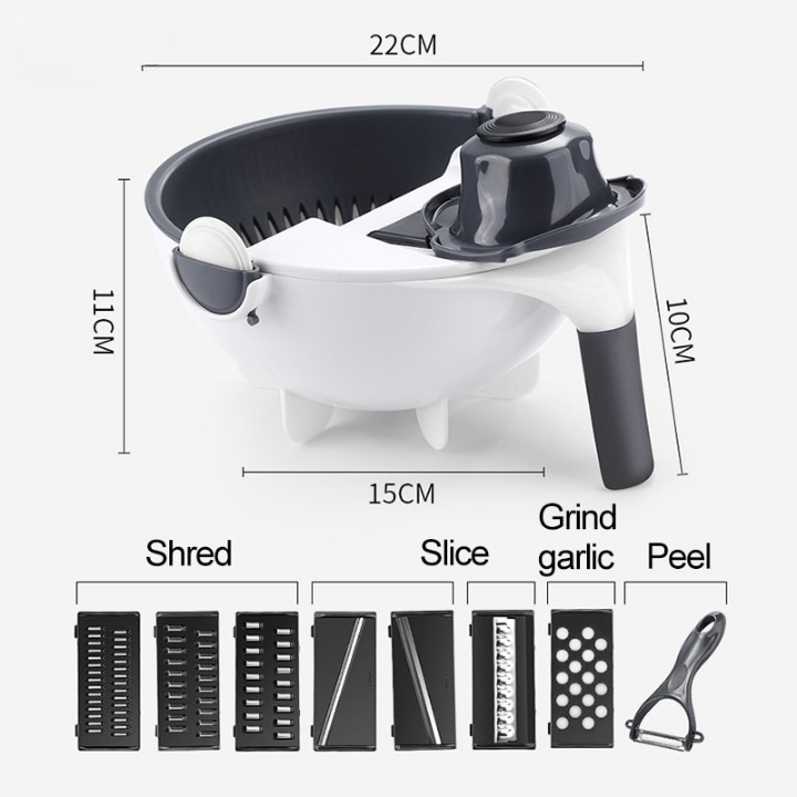 Coupe légumes multifonction 9en1