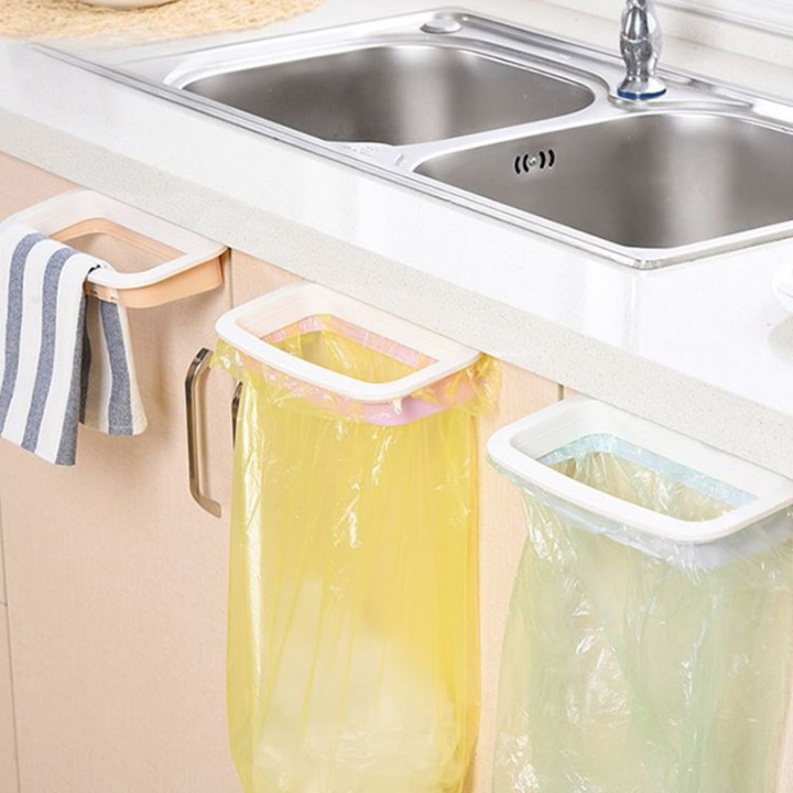 Porte sac poubelle plastique - Support pour poubelle de cuisine