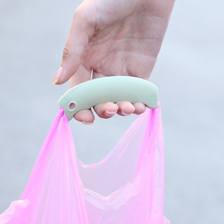Poignée en silicone porte-sac multi-usages pour faciliter vos courses