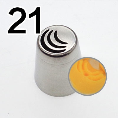 Embouts de Tuyauterie Russes 20 Styles - Ensemble de Douilles à Pâtisserie en Acier Inoxydable pour Décorer les Gâteaux