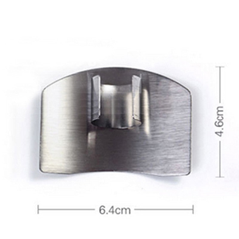 Protège-doigts en acier inoxydable pour cuisine : Protégez vos doigts lors de la préparation des aliments