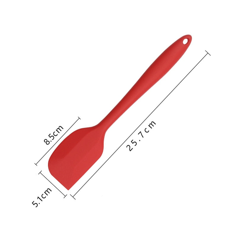 Spatule en silicone résistante à la chaleur pour cuisine et pâtisserie
