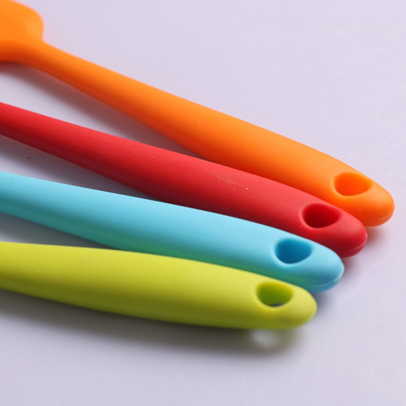 Spatule en silicone résistante à la chaleur pour cuisine et pâtisserie