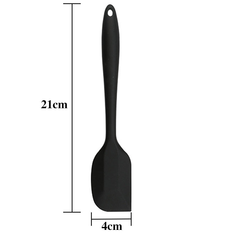 Spatule en silicone résistante à la chaleur pour cuisine et pâtisserie