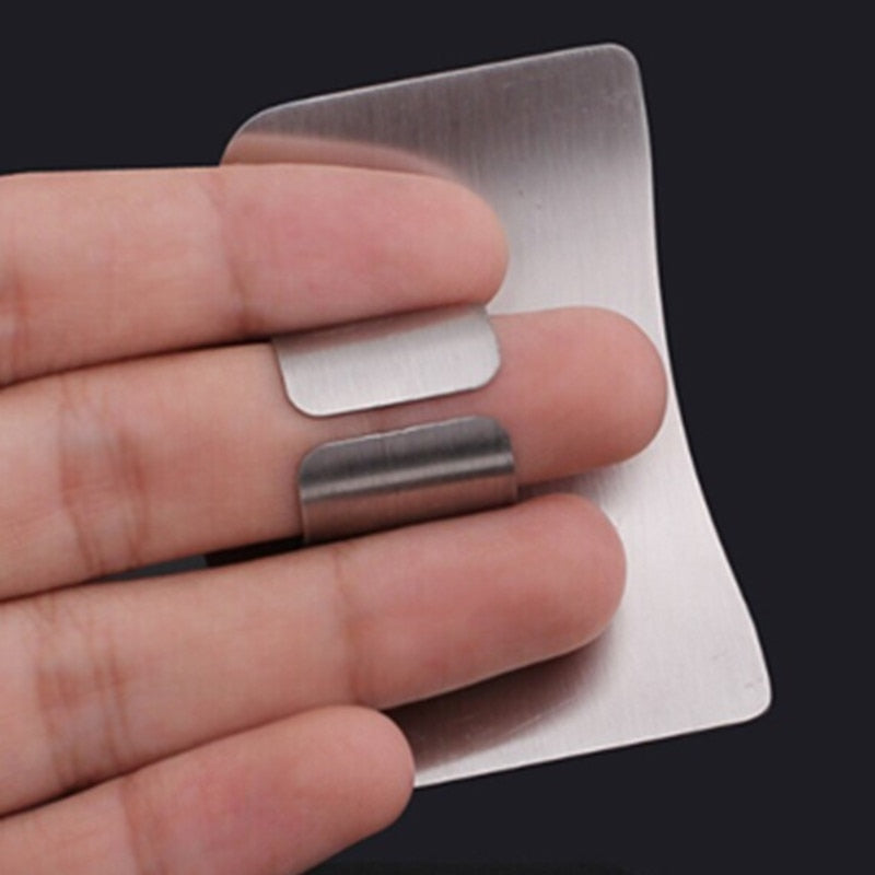 Protège-doigts en acier inoxydable pour cuisine : Protégez vos doigts lors de la préparation des aliments