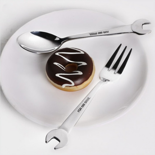 Couverts à Dessert en Acier Inoxydable - Élégance et Précision à Chaque Bouchée