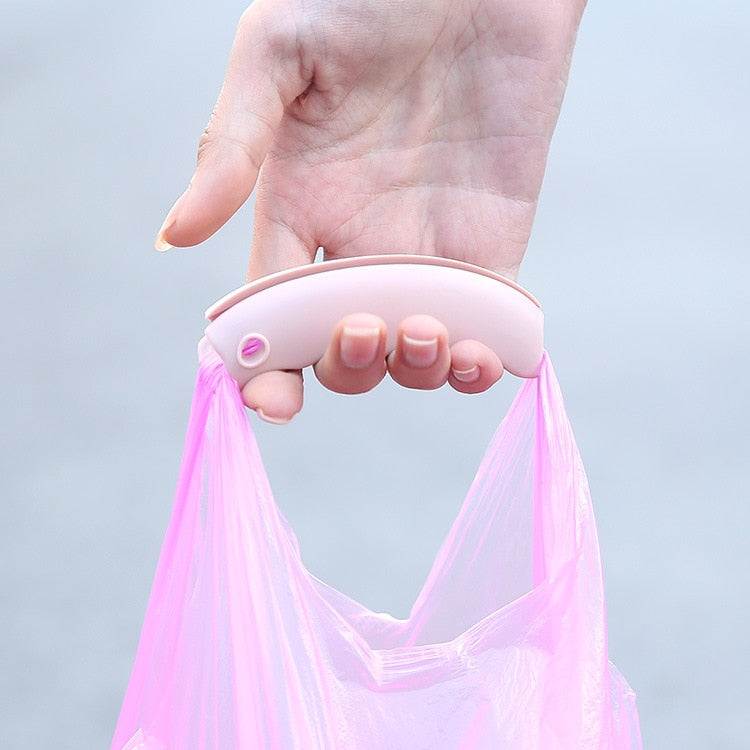 Poignée en silicone porte-sac multi-usages pour faciliter vos courses