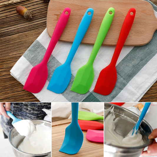 Spatule en silicone résistante à la chaleur pour cuisine et pâtisserie
