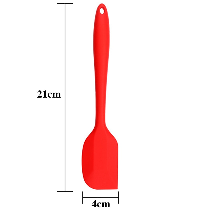 Spatule en silicone résistante à la chaleur pour cuisine et pâtisserie
