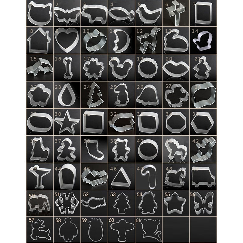 Moule à biscuit 28 formes pour des créations gourmandes