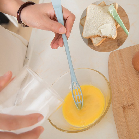 Batteur à œufs bâton polyvalent en plastique