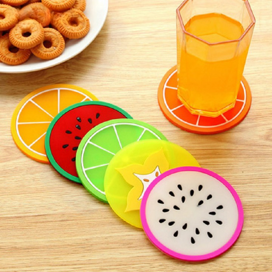 Dessous de Verre en Silicone - Protection Anti-Rayures pour Vos Meubles