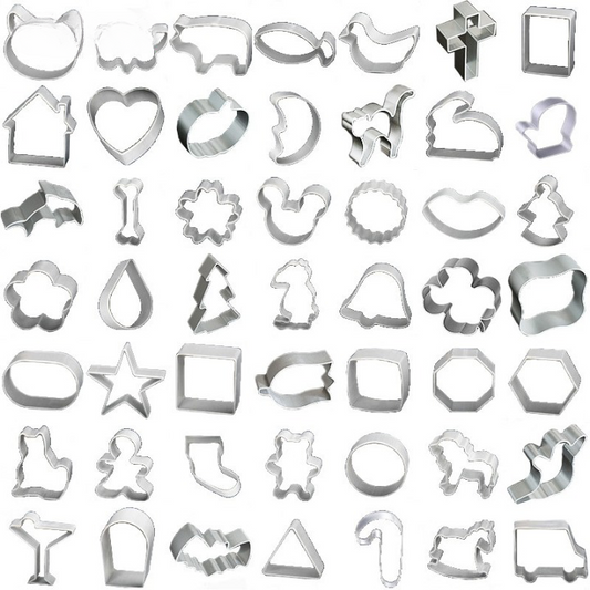 Moule à biscuit cookies 24 formes pour des cookies originaux et délicieux