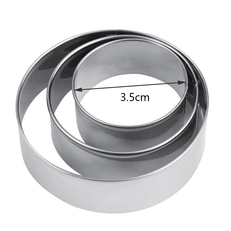 Emporte-pièces biscuit lot de 3 pour une pâtisserie créative