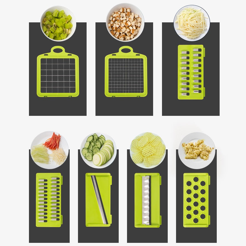 Coupe-légumes multifonction : l'accessoire indispensable pour préparer vos légumes facilement et rapidement