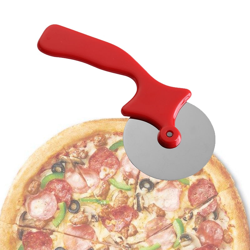 Roulette à pizza professionnelle en acier inoxydable - Coupe-pizza ultra-tranchant pour des tranches parfaites