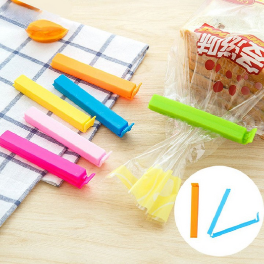 Pince en plastique pour le stockage des aliments - Ensemble de 5 pièces