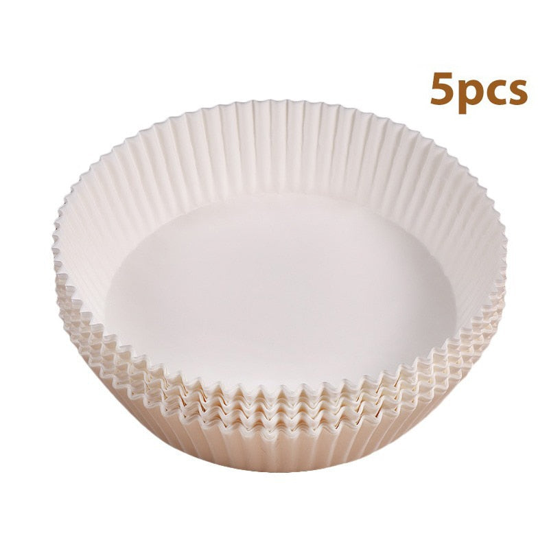 Papier sulfurisé pour moules ronds - Ensemble de 5/25/30/50 pièces marron