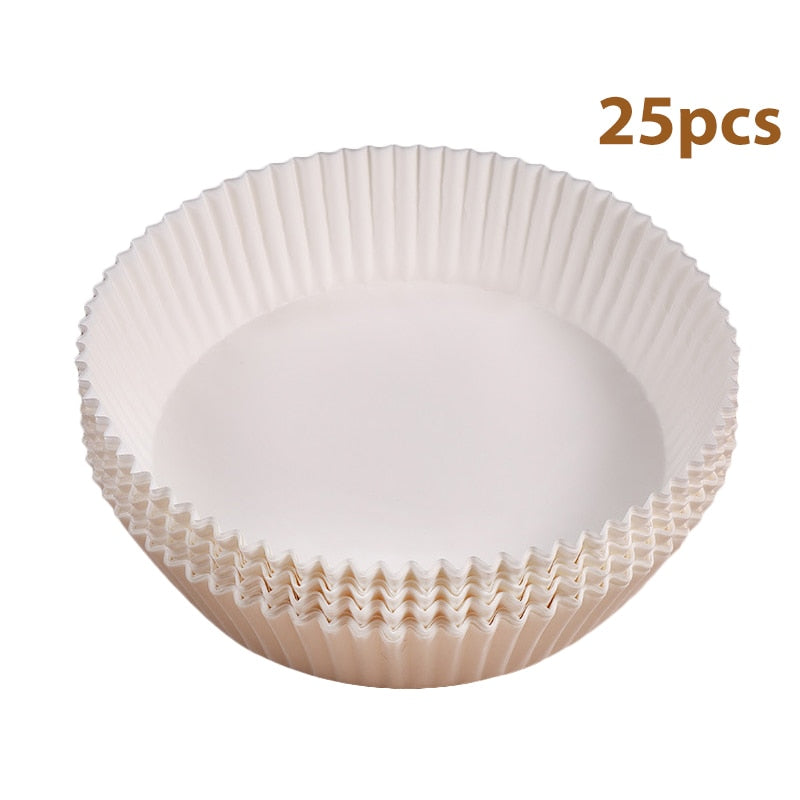 Papier sulfurisé pour moules ronds - Ensemble de 5/25/30/50 pièces marron