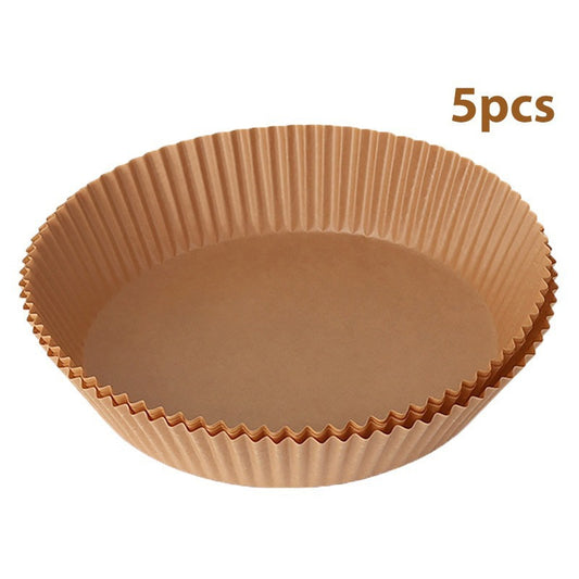 Papier sulfurisé pour moules ronds - Ensemble de 5/25/30/50 pièces marron