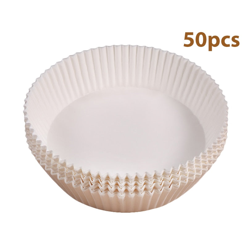 Papier sulfurisé pour moules ronds - Ensemble de 5/25/30/50 pièces marron